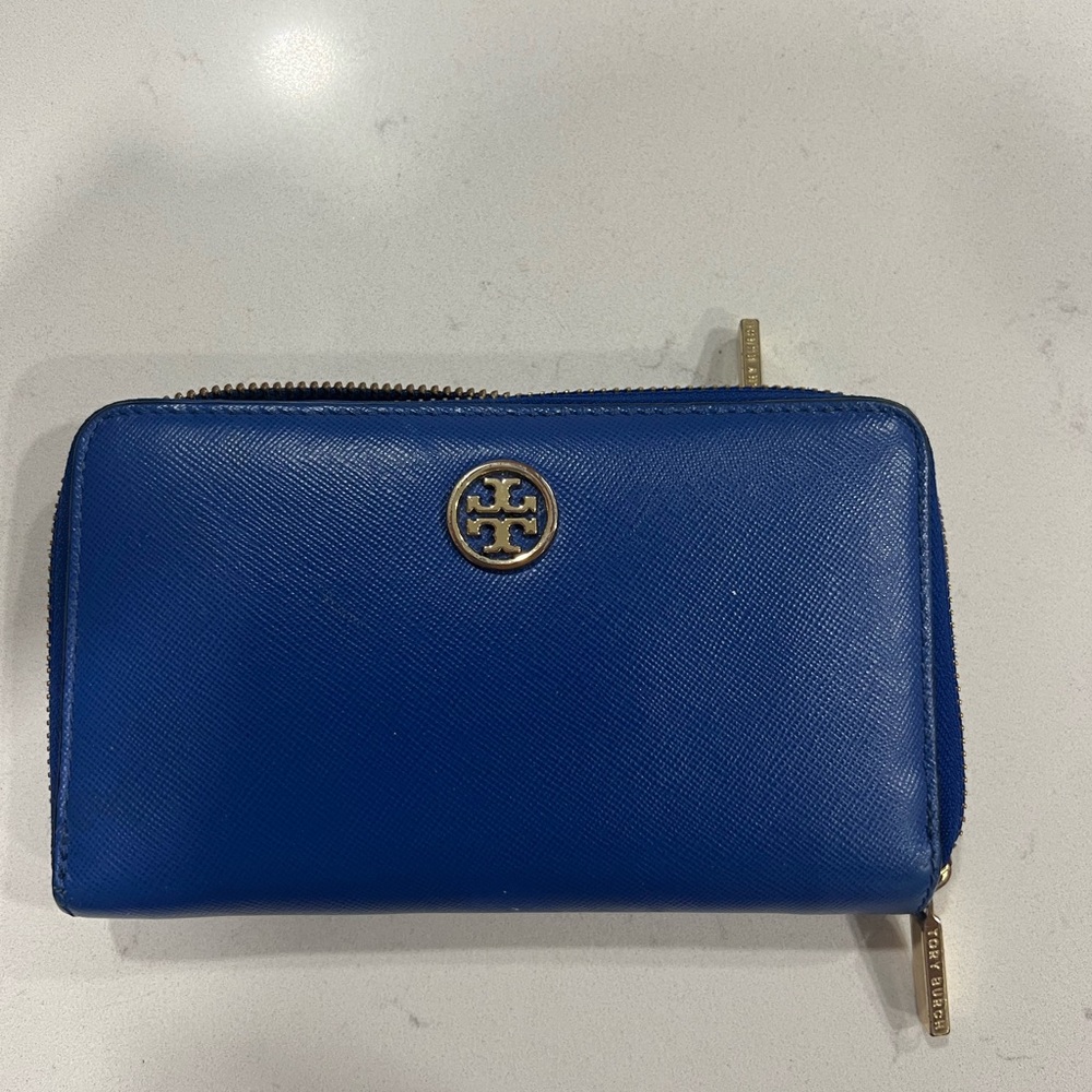 Tory Burch Blue Wallet